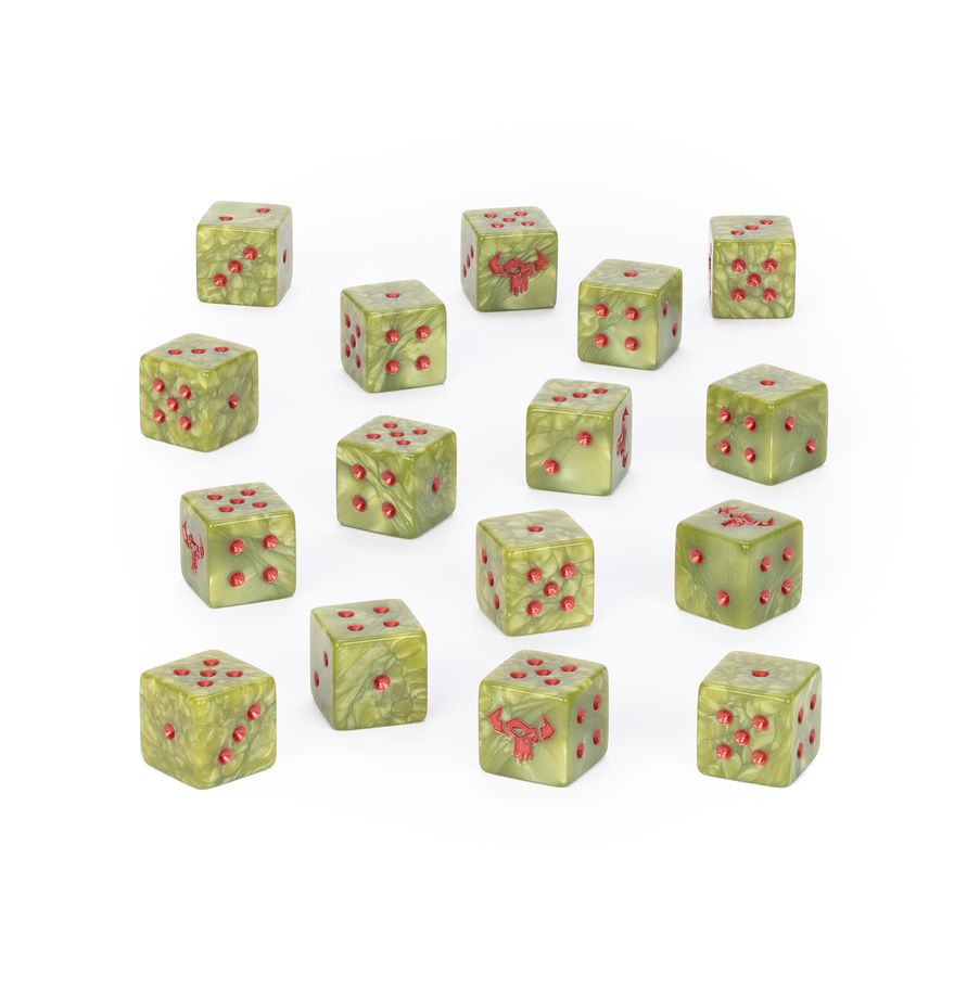 Warhammer 40k: Orks Dice | Odin's Place