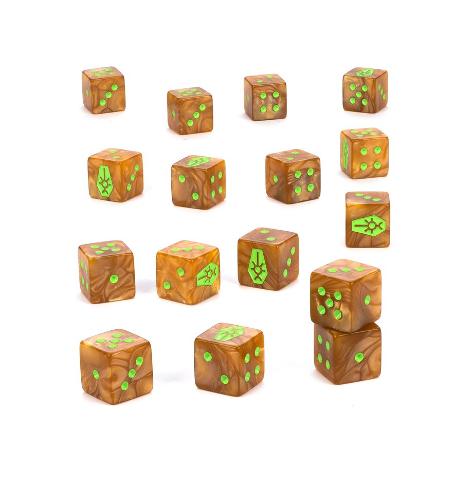 Warhammer 40k: NECRONS DICE SET | Odin's Place
