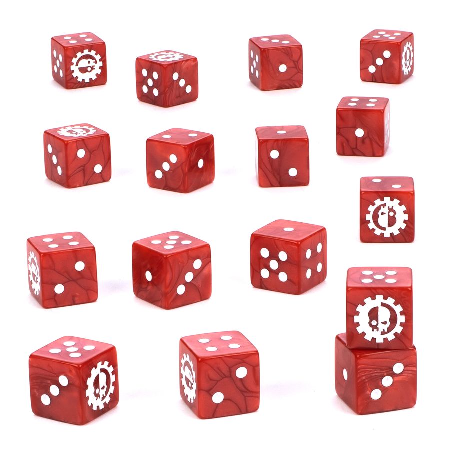 Warhammer 40k: ADEPTUS MECHANICUS DICE SET | Odin's Place