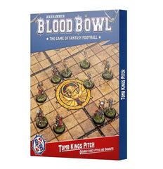 Blood Bowl: Tomb Kings Pitch Double-sided Pitch and Dugouts Set | Odin's Place