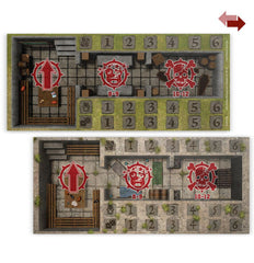 Warhammer Blood Bowl: Sevens Pitch: Double-sided Pitch and Dugouts | Odin's Place