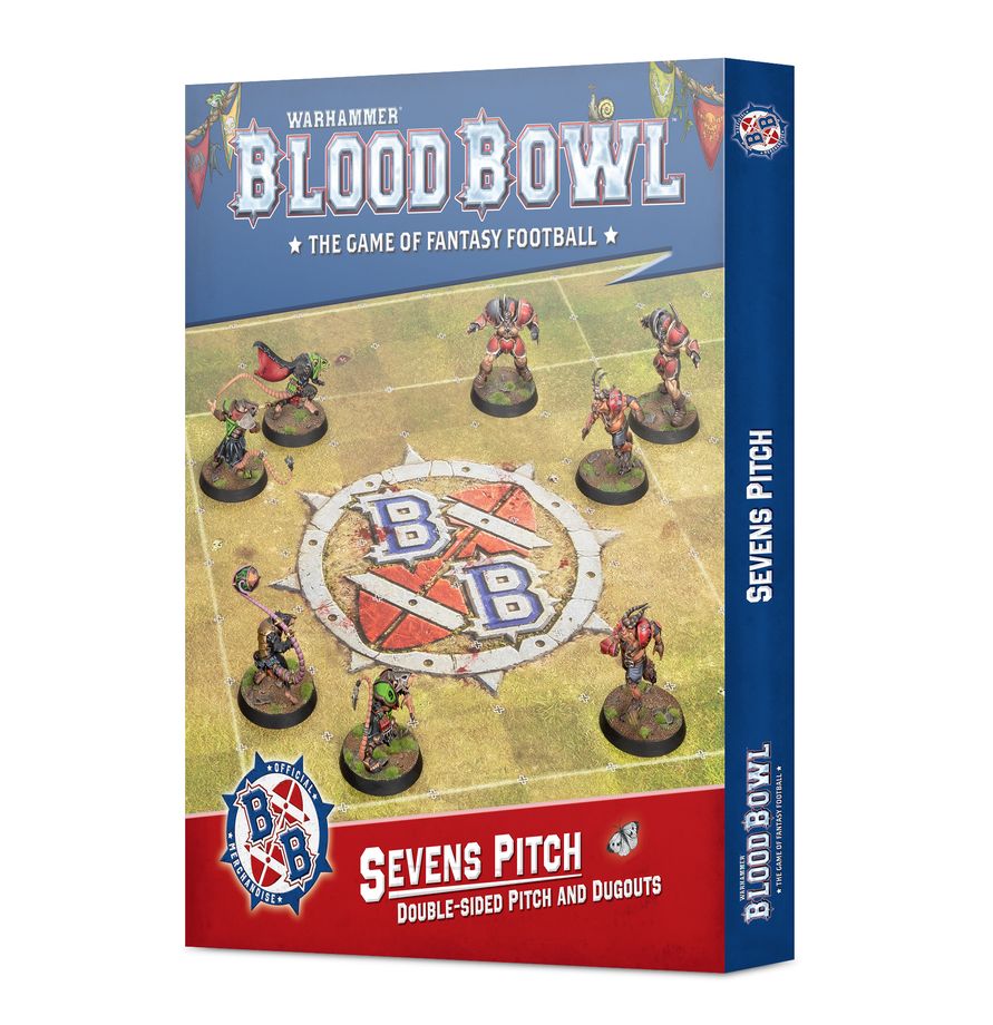 Warhammer Blood Bowl: Sevens Pitch: Double-sided Pitch and Dugouts | Odin's Place
