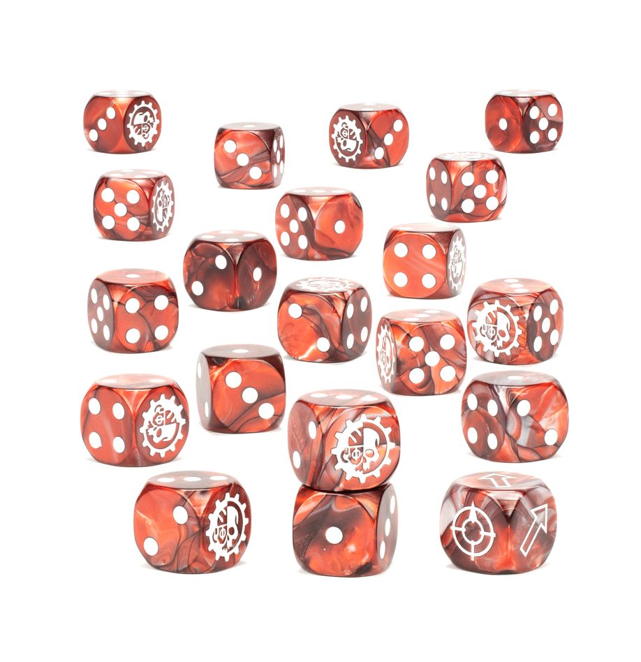 Warhammer Horus Heresy: Mechanicum Dice Set | Odin's Place