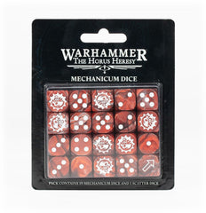 Warhammer Horus Heresy: Mechanicum Dice Set | Odin's Place