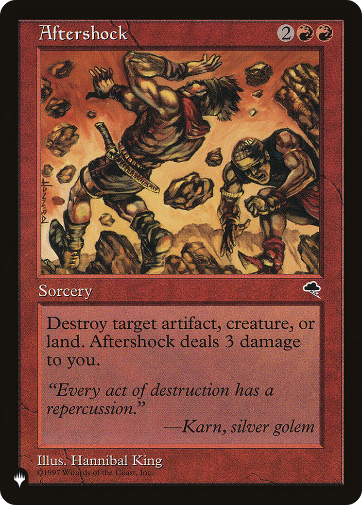 Aftershock [The List] | Odin's Place