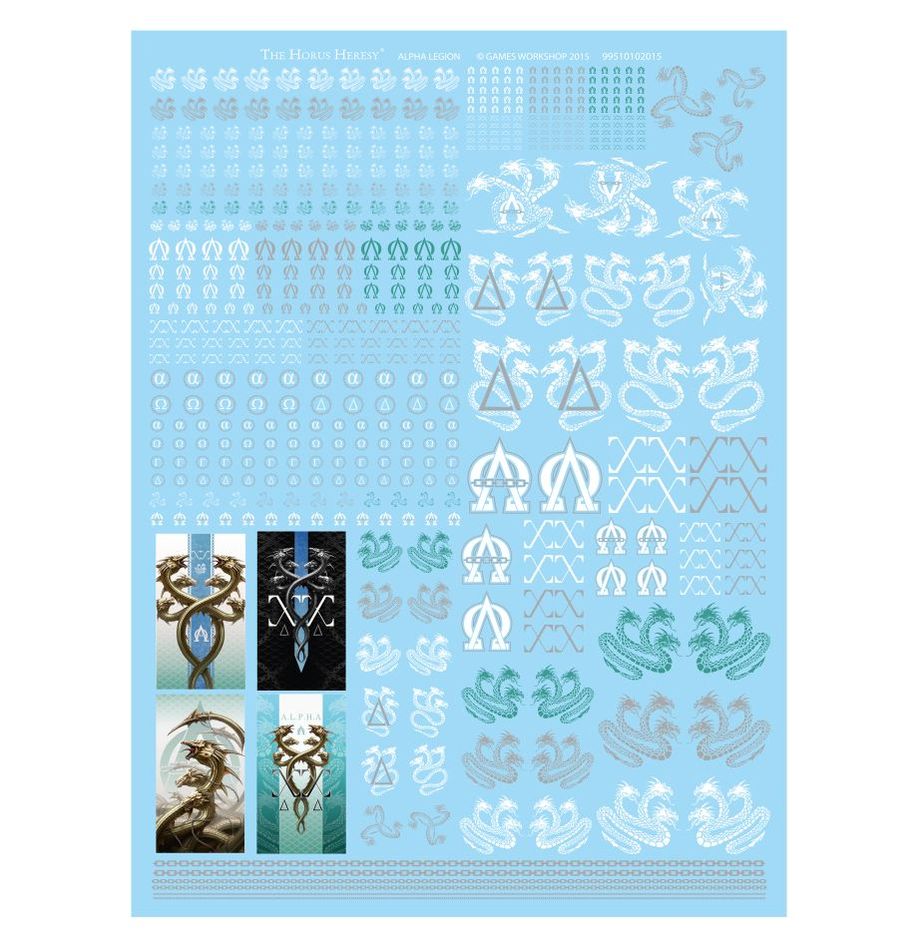 Warhammer 40K: Alpha Legion Transfer Sheet | Odin's Place