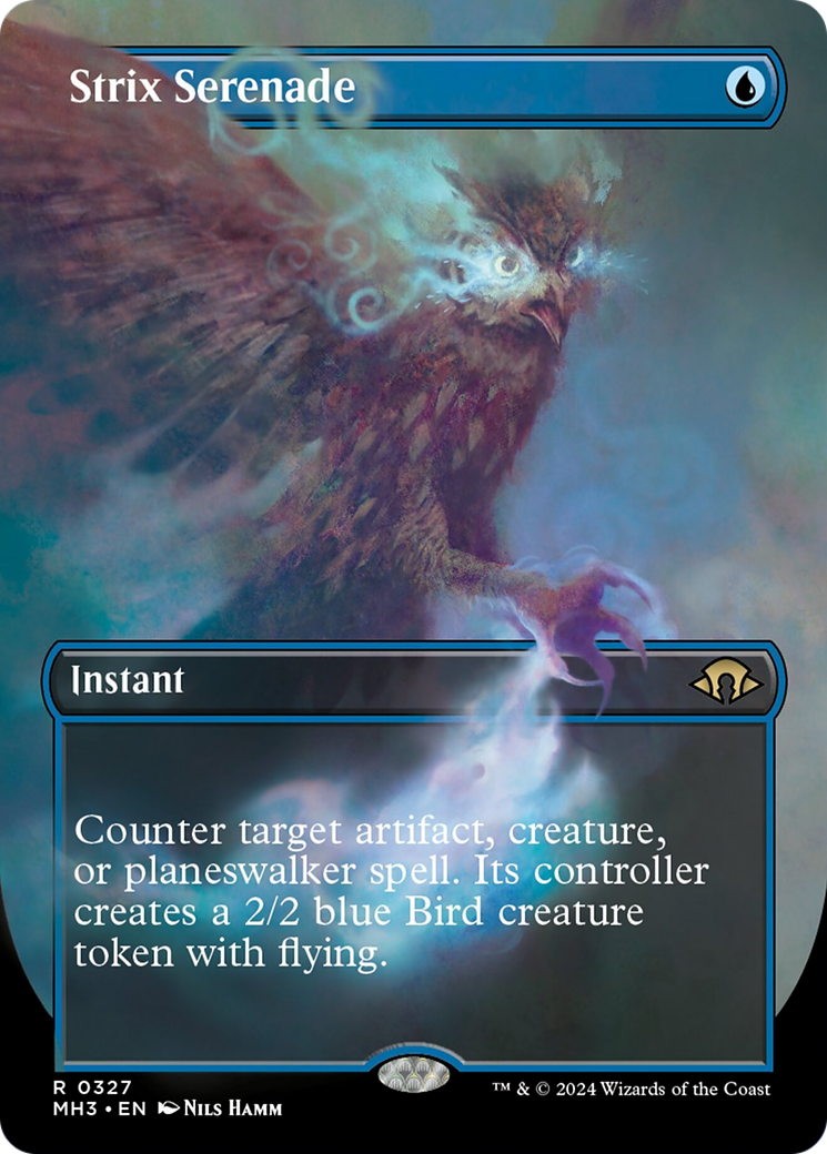 Strix Serenade (Borderless) [Modern Horizons 3] | Odin's Place