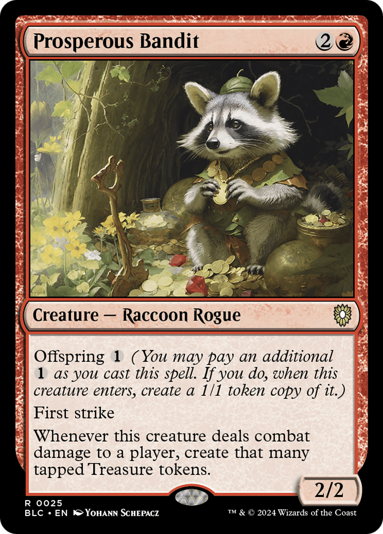 Prosperous Bandit [Bloomburrow Commander] | Odin's Place