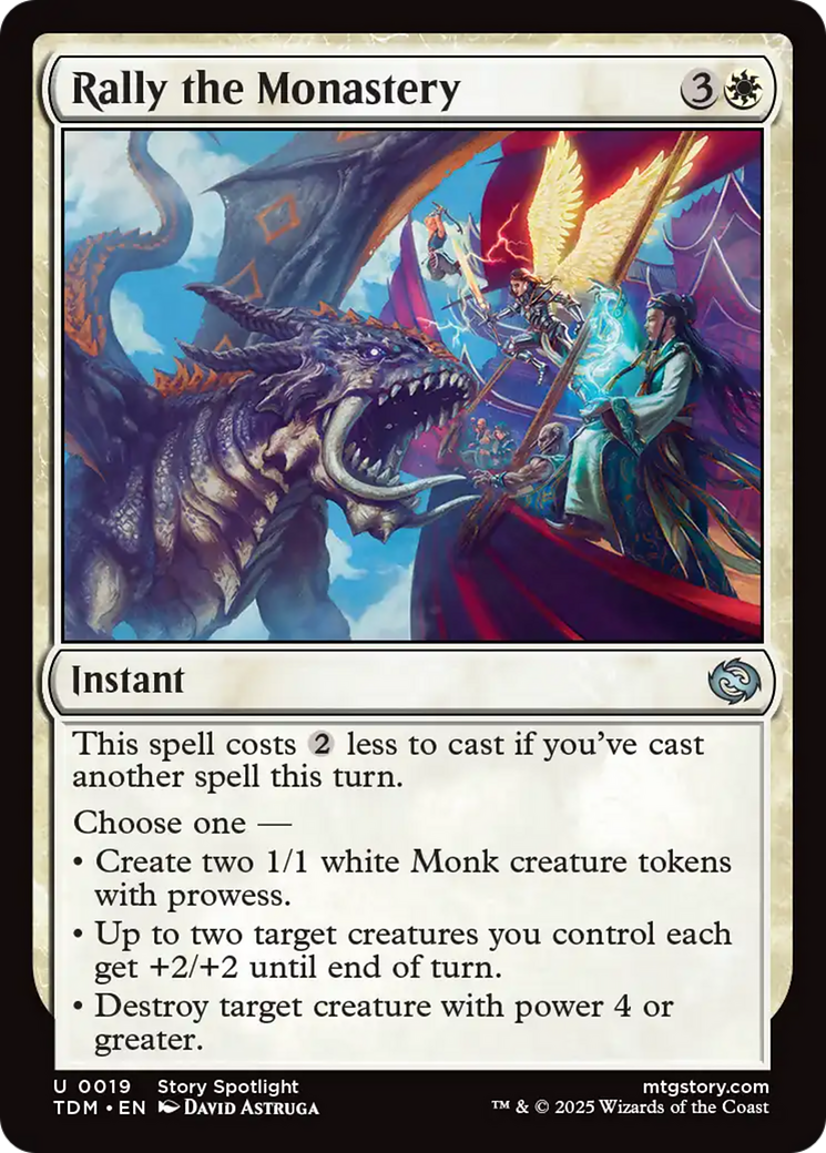 Rally the Monastery [Tarkir: Dragonstorm] | Odin's Place