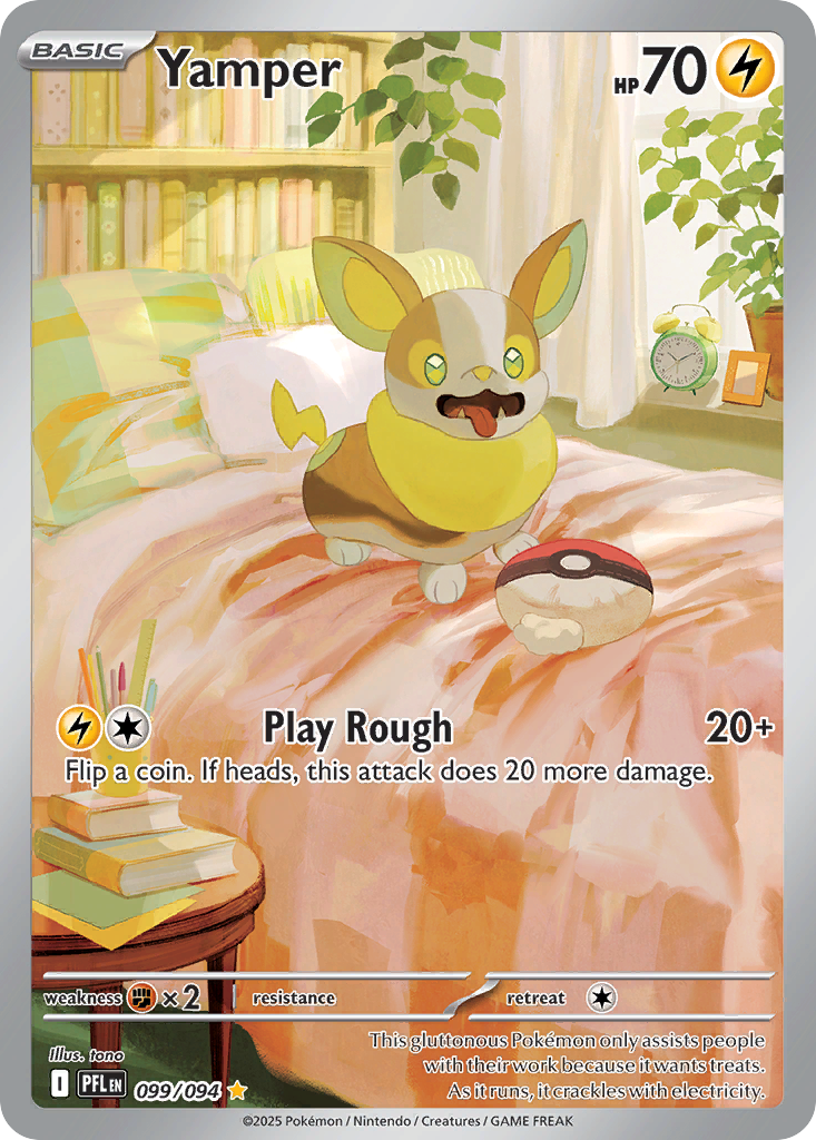 Yamper (099/094) [Mega Evolution: Phantasmal Flames] | Odin's Place