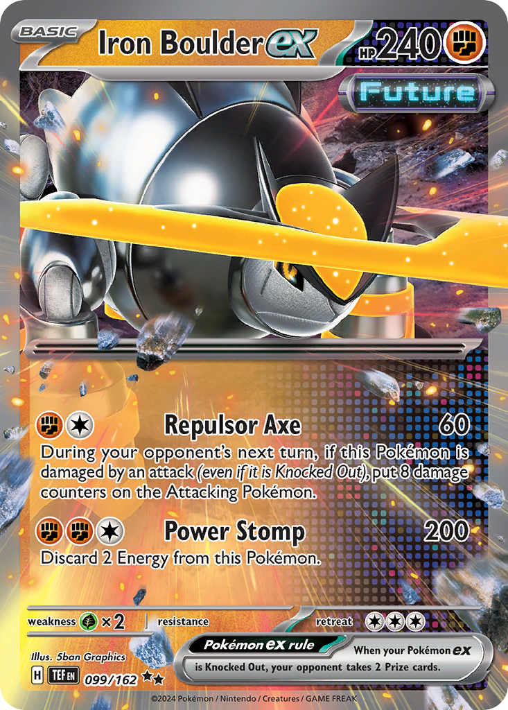 Iron Boulder ex (099/162) [Scarlet & Violet: Temporal Forces] | Odin's Place