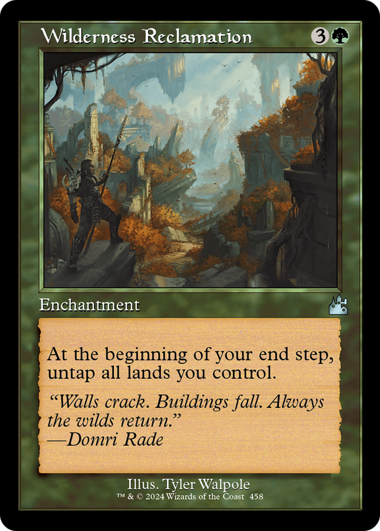 Wilderness Reclamation (Retro Frame) [Ravnica Remastered] | Odin's Place