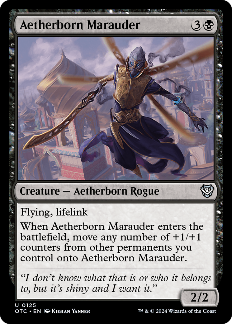 Aetherborn Marauder [Outlaws of Thunder Junction Commander] | Odin's Place