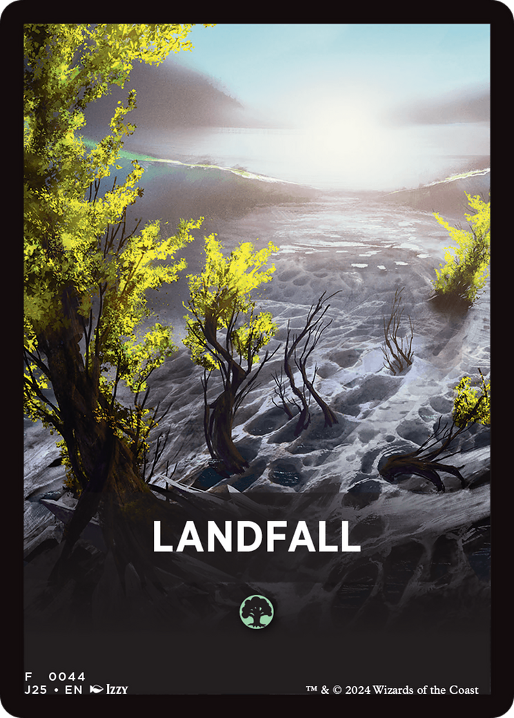 Landfall Theme Card [Foundations Jumpstart Front Cards] | Odin's Place