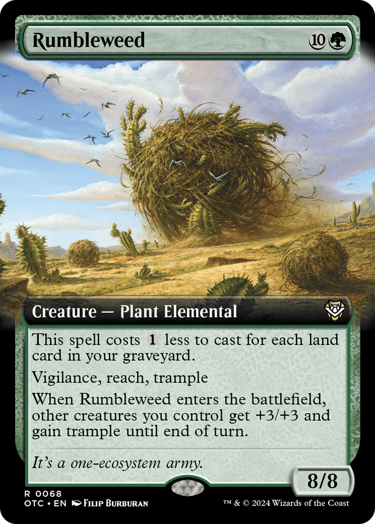 Rumbleweed (Extended Art) [Outlaws of Thunder Junction Commander] | Odin's Place