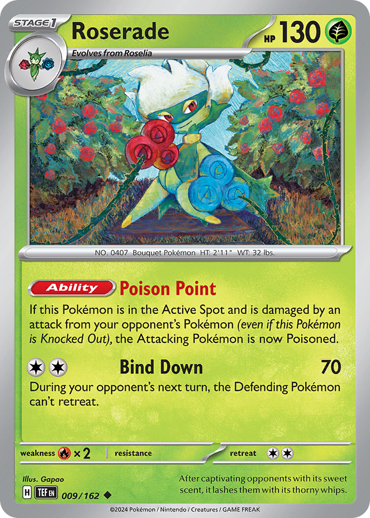 Roserade (009/162) [Scarlet & Violet: Temporal Forces] | Odin's Place
