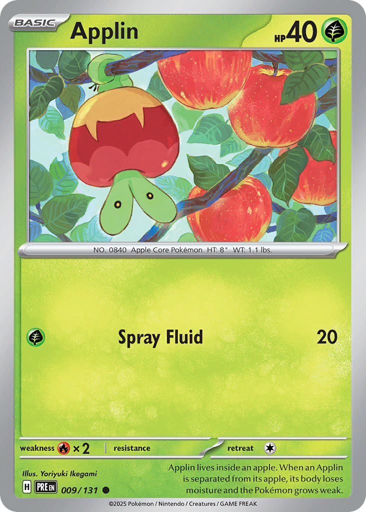 Applin (009/131) (Master Ball Pattern) [Scarlet & Violet: Prismatic Evolutions] | Odin's Place