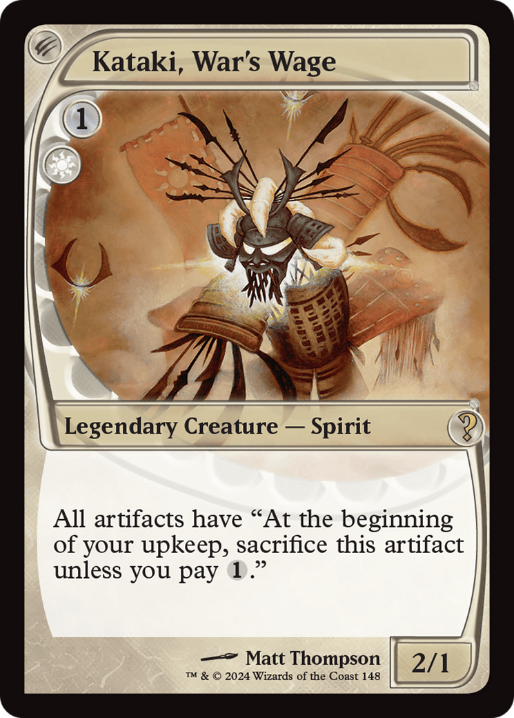Kataki, War's Wage (Future Sight) [Mystery Booster 2] | Odin's Place
