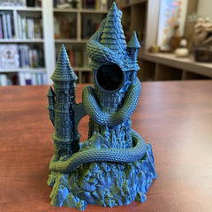 Serpentine Dice Tower | TTRPG, D&D, Pathfinder, CoC | Odin's Place