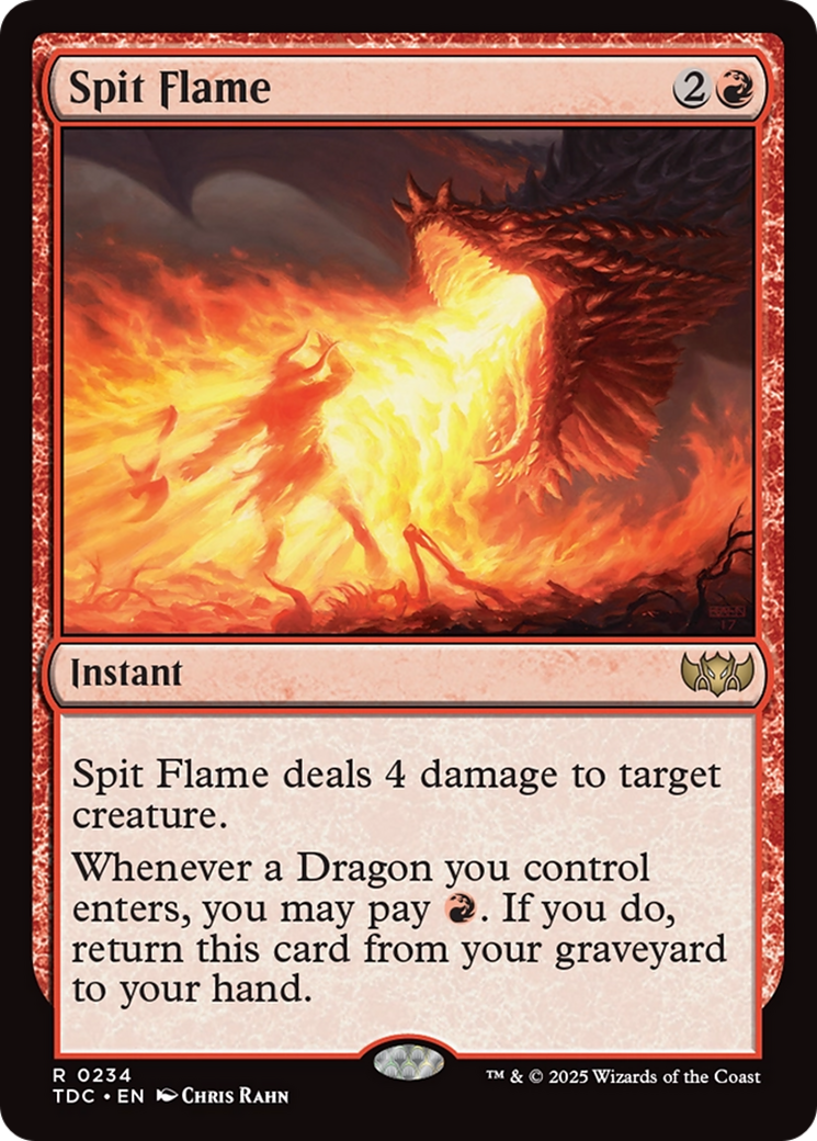Spit Flame [Tarkir: Dragonstorm Commander] | Odin's Place