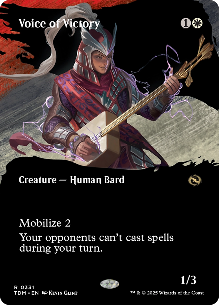 Voice of Victory (Borderless) [Tarkir: Dragonstorm] | Odin's Place