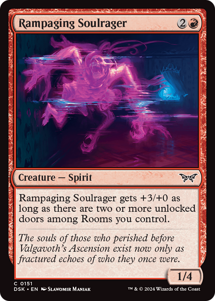 Rampaging Soulrager [Duskmourn: House of Horror] | Odin's Place