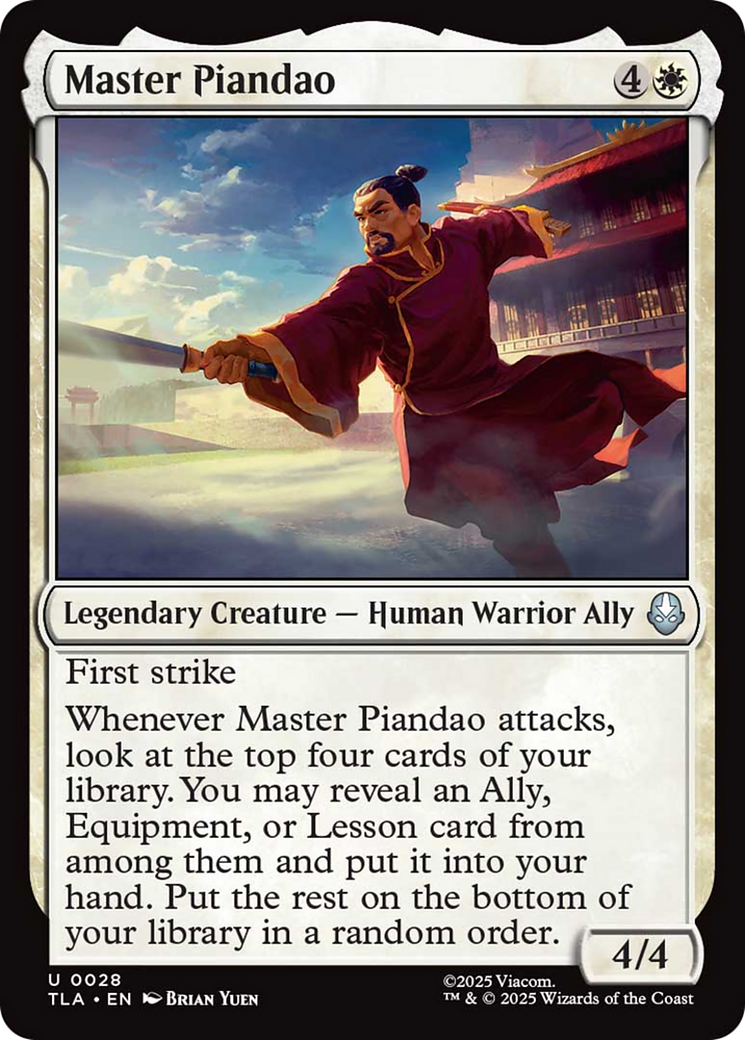 Master Piandao [Avatar: The Last Airbender] | Odin's Place