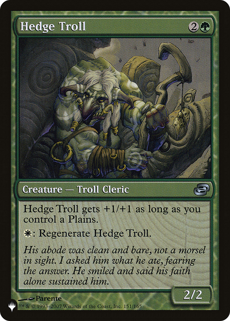 Hedge Troll [The List] | Odin's Place