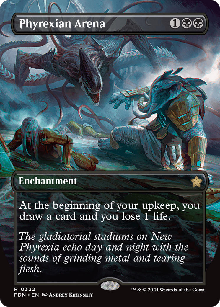 Phyrexian Arena (Borderless) [Foundations] | Odin's Place