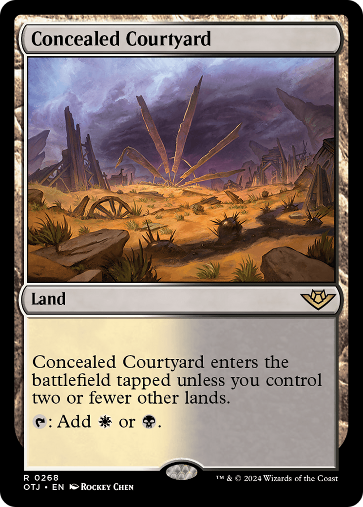Concealed Courtyard [Outlaws of Thunder Junction] | Odin's Place