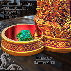 Wizard 12oz Dice Tower Tankard | TTRPG, D&D, Daggerheart | Odin's Place
