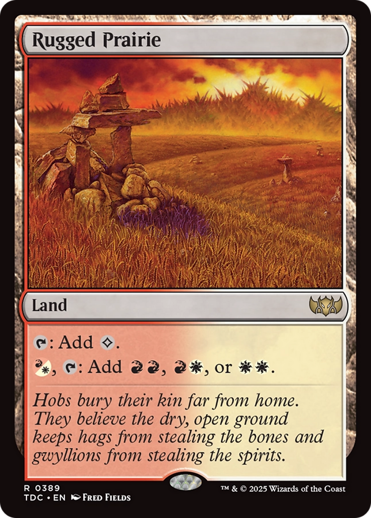 Rugged Prairie [Tarkir: Dragonstorm Commander] | Odin's Place