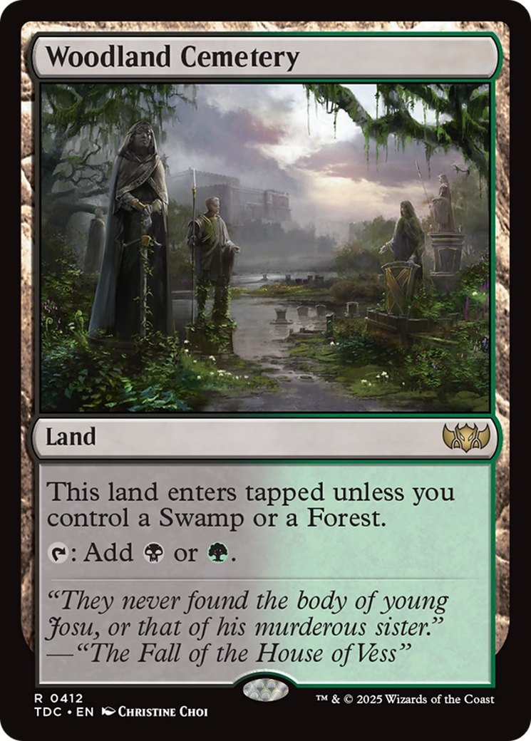 Woodland Cemetery [Tarkir: Dragonstorm Commander] | Odin's Place
