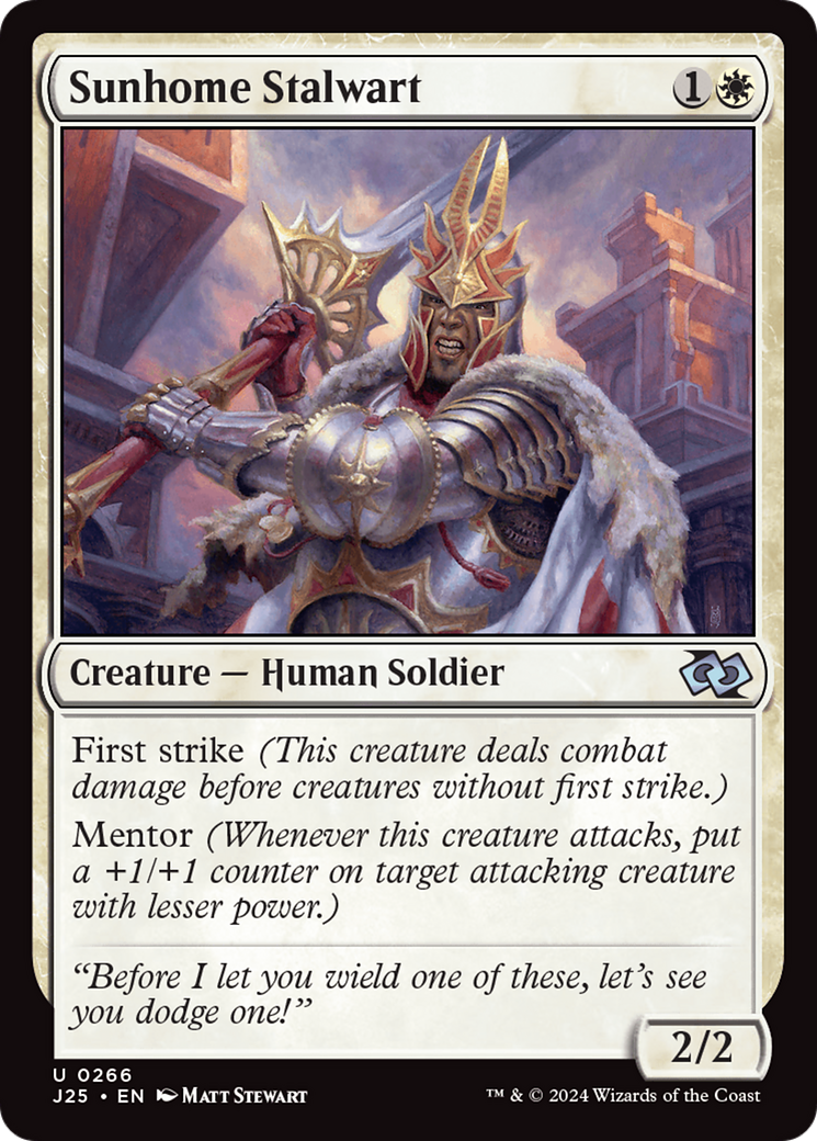Sunhome Stalwart [Foundations Jumpstart] | Odin's Place