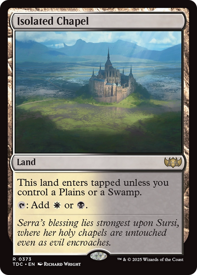 Isolated Chapel [Tarkir: Dragonstorm Commander] | Odin's Place