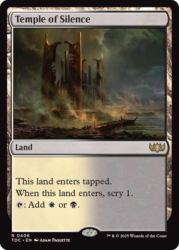 Temple of Silence [Tarkir: Dragonstorm Commander] | Odin's Place