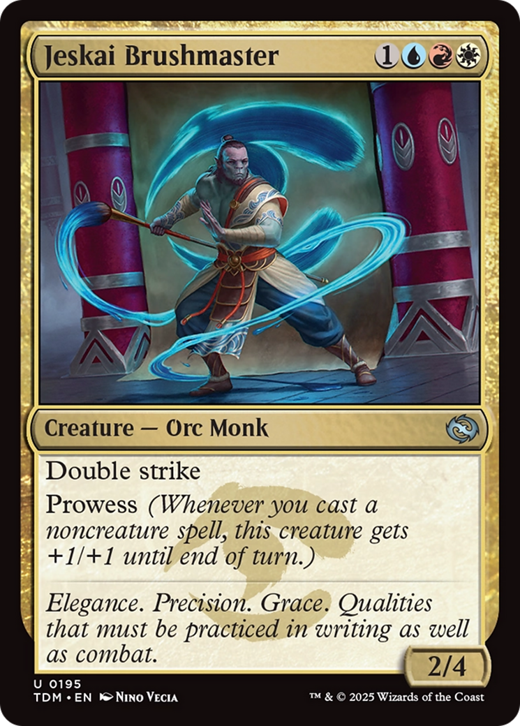 Jeskai Brushmaster [Tarkir: Dragonstorm] | Odin's Place