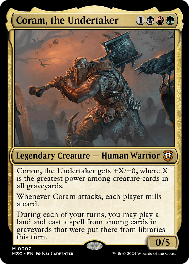 Coram, the Undertaker [Modern Horizons 3 Commander] | Odin's Place