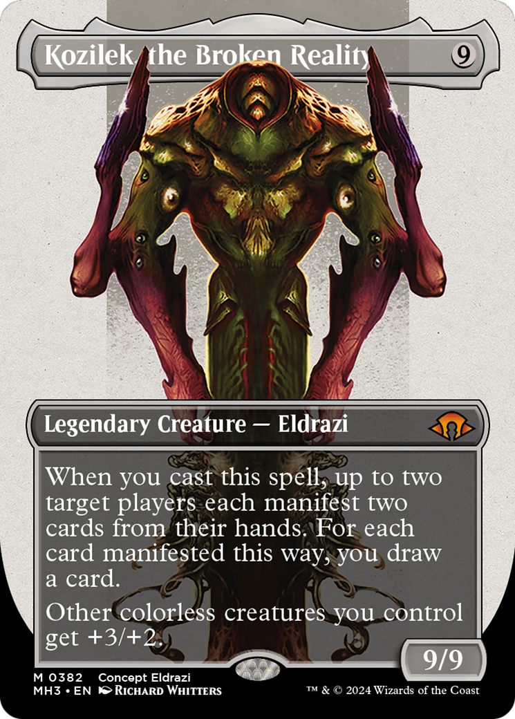 Kozilek, the Broken Reality (Borderless) [Modern Horizons 3] | Odin's Place
