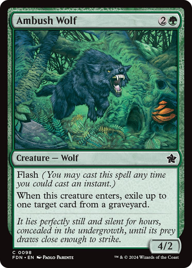 Ambush Wolf [Foundations] | Odin's Place