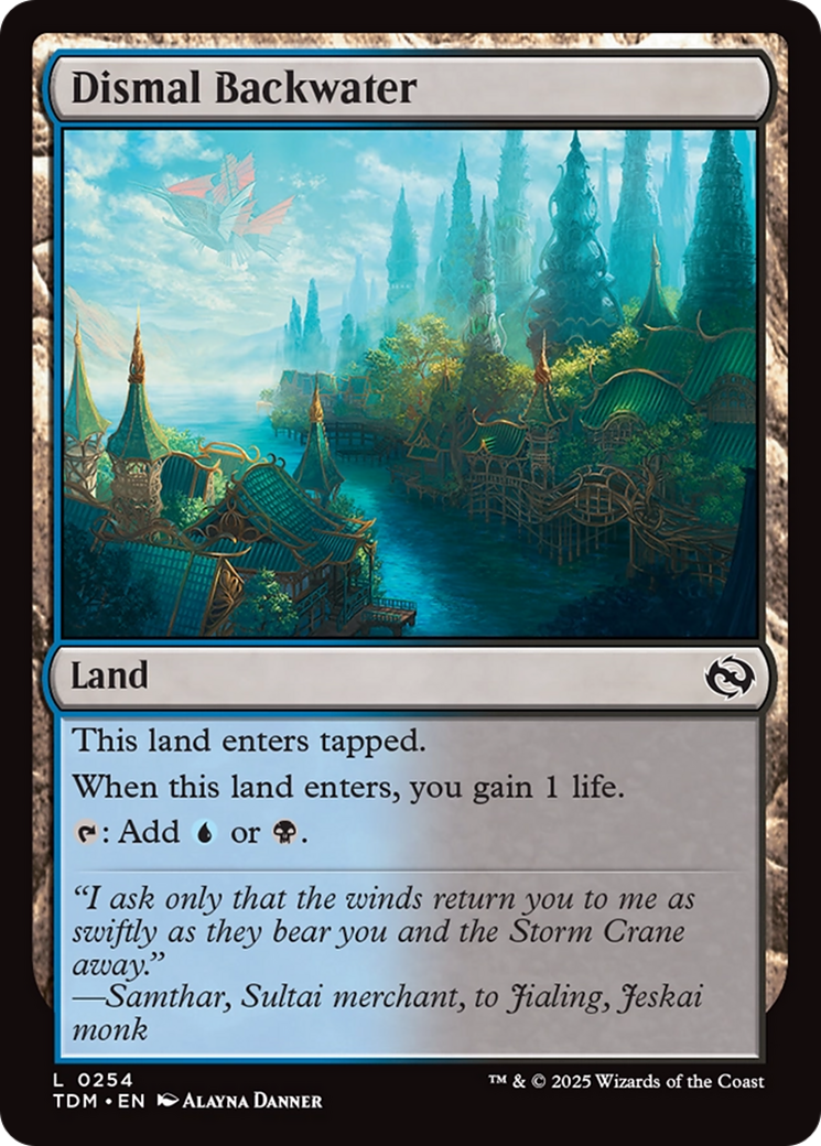 Dismal Backwater [Tarkir: Dragonstorm] | Odin's Place