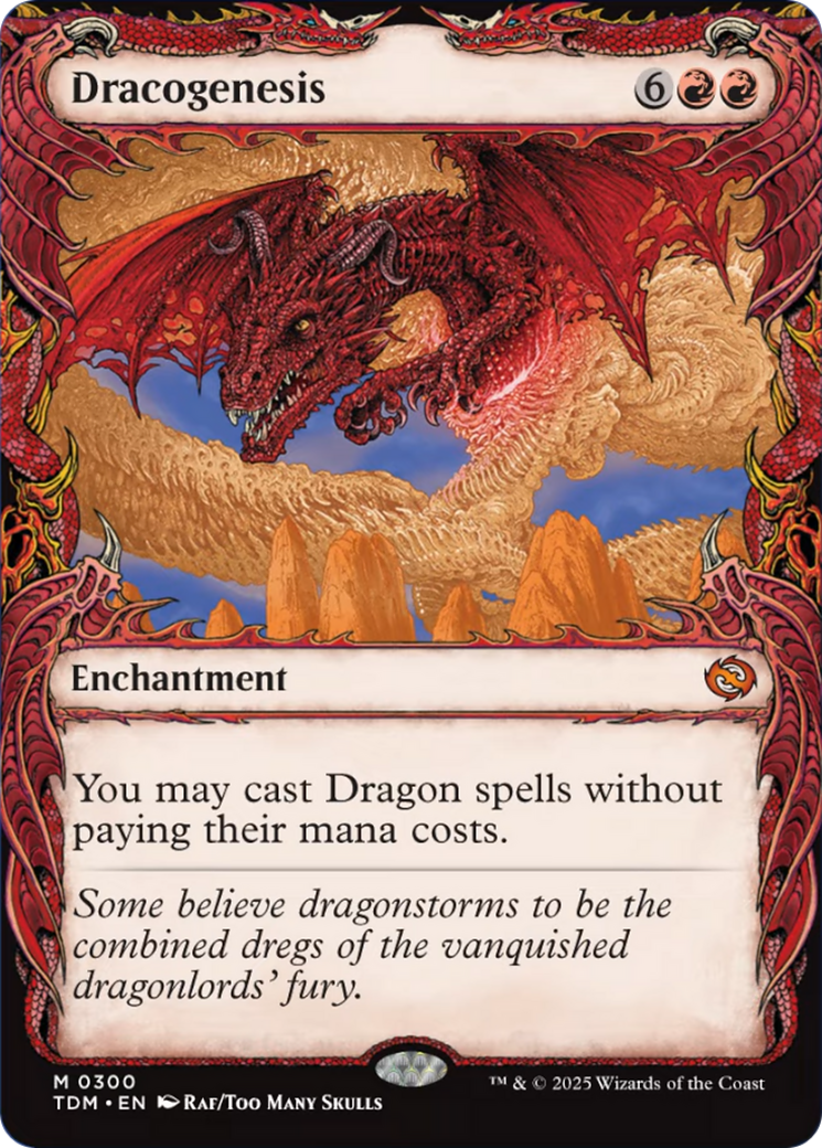 Dracogenesis (0300) (Showcase) [Tarkir: Dragonstorm] | Odin's Place