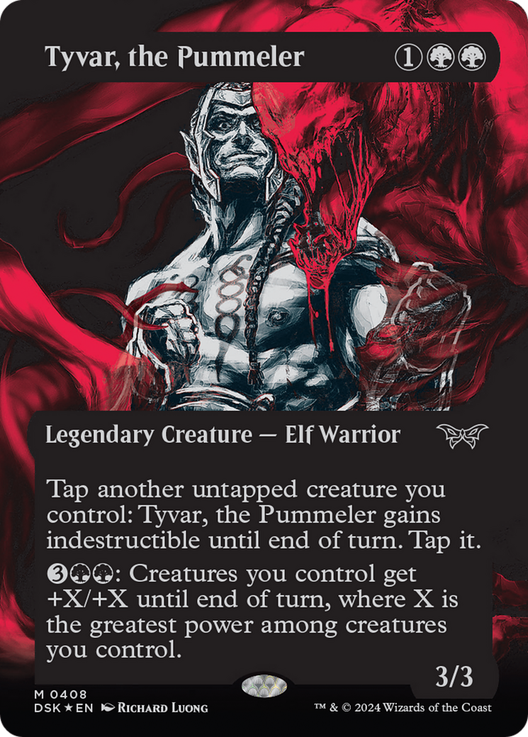Tyvar, the Pummeler (Showcase) (Textured) [Duskmourn: House of Horror] | Odin's Place
