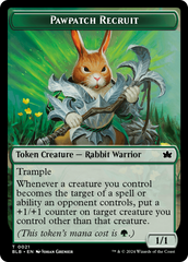 Food // Pawpatch Recruit Double-Sided Token [Bloomburrow Tokens] | Odin's Place