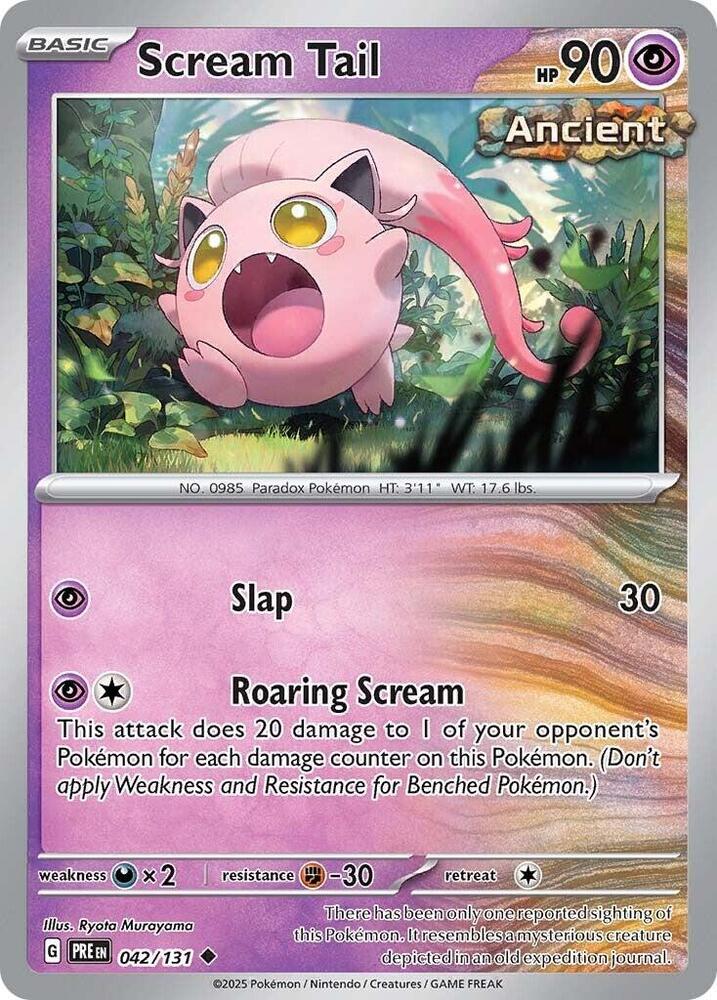 Scream Tail (042/131) [Scarlet & Violet: Prismatic Evolutions] | Odin's Place