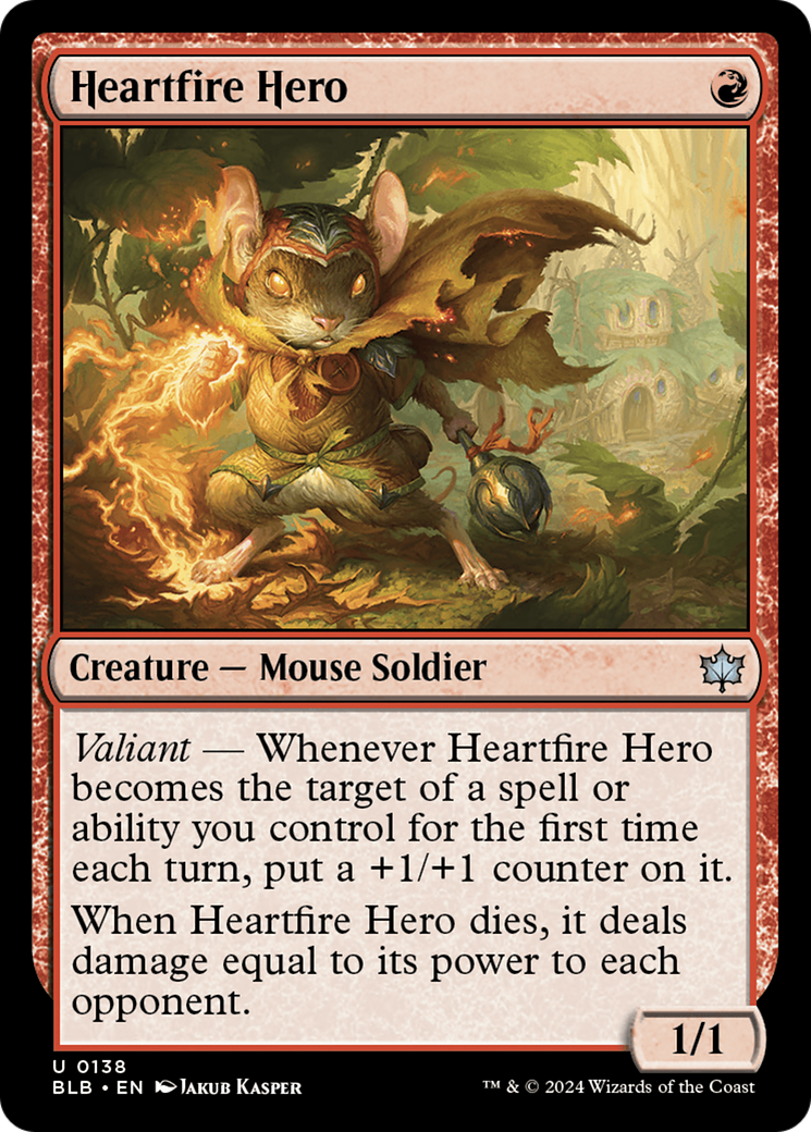 Heartfire Hero [Bloomburrow] | Odin's Place