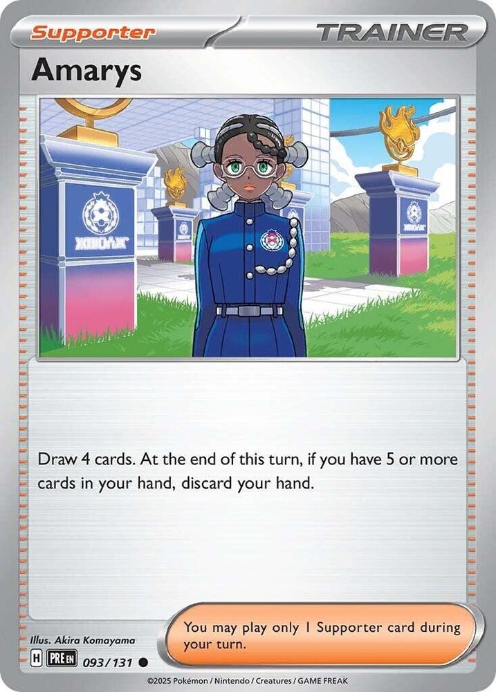 Amarys (093/131) [Scarlet & Violet: Prismatic Evolutions] | Odin's Place