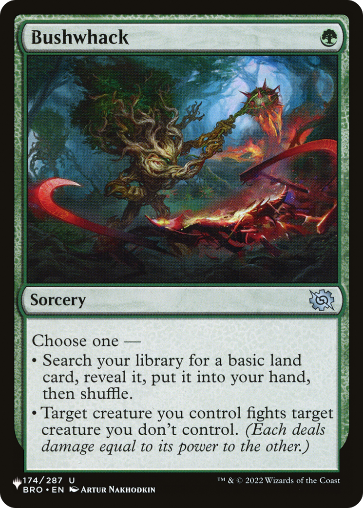 Bushwhack [The List] | Odin's Place