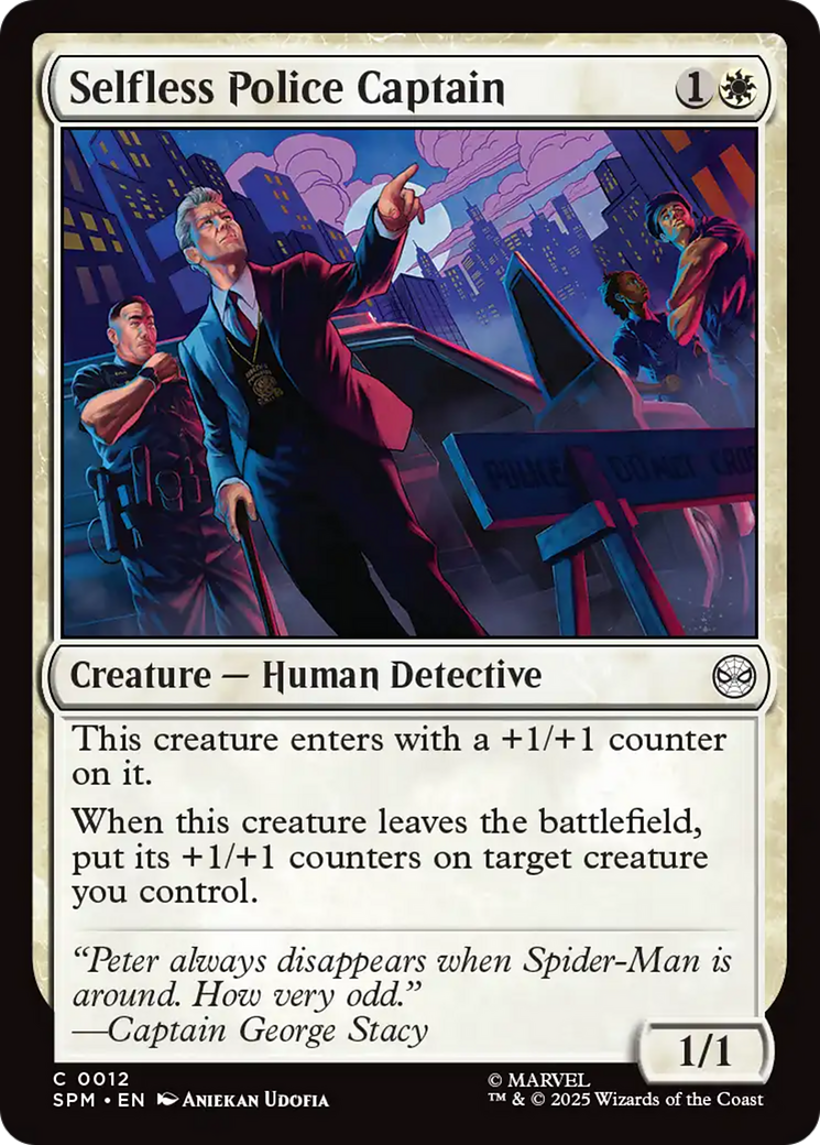 Selfless Police Captain [Marvel's Spider-Man] | Odin's Place