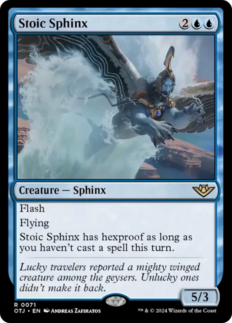 Stoic Sphinx [Outlaws of Thunder Junction] | Odin's Place